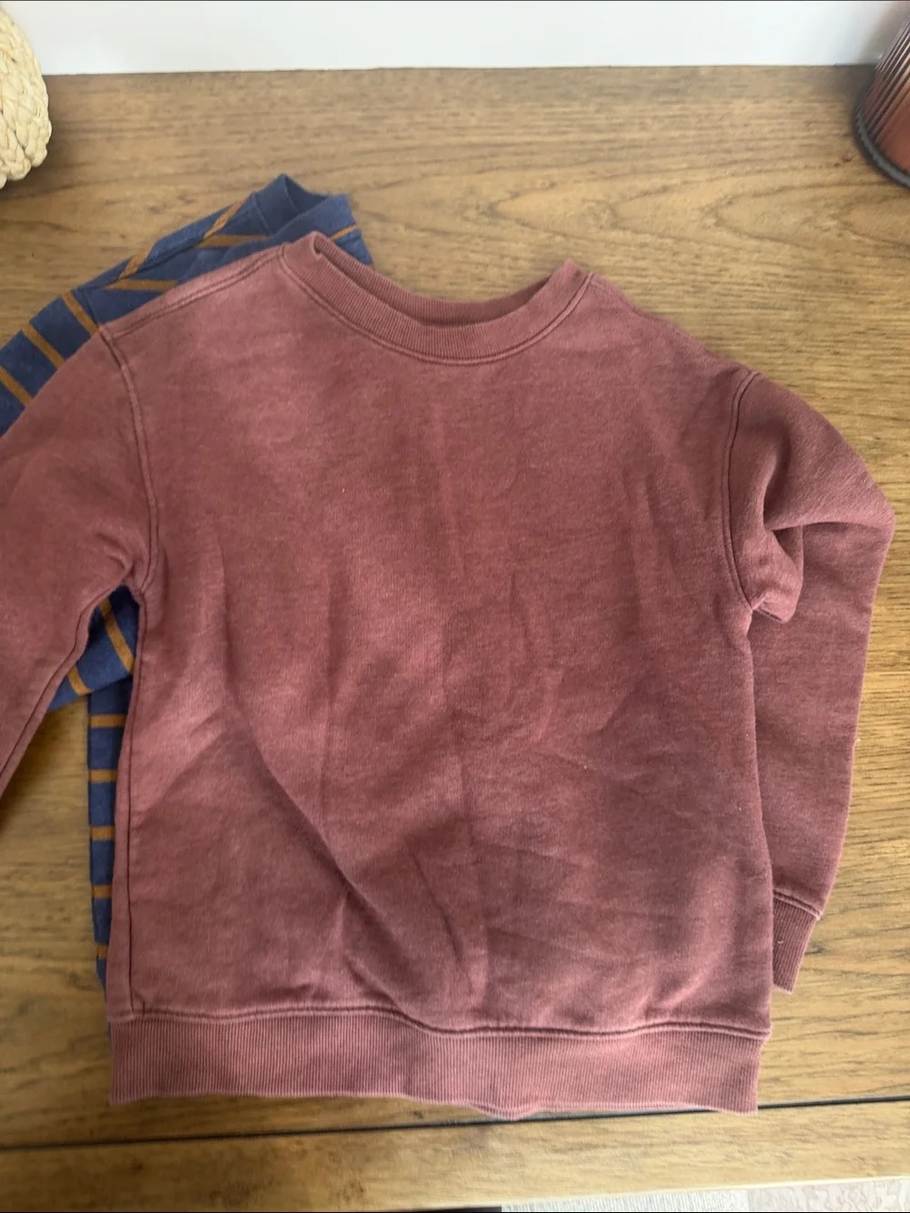 Cat & Jack Kids Sweatshirt Set — Navy & Rust